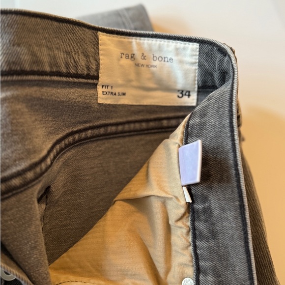 Rag & Bone Gray Slim Jeans Modern Fit - Picture 4 of 5